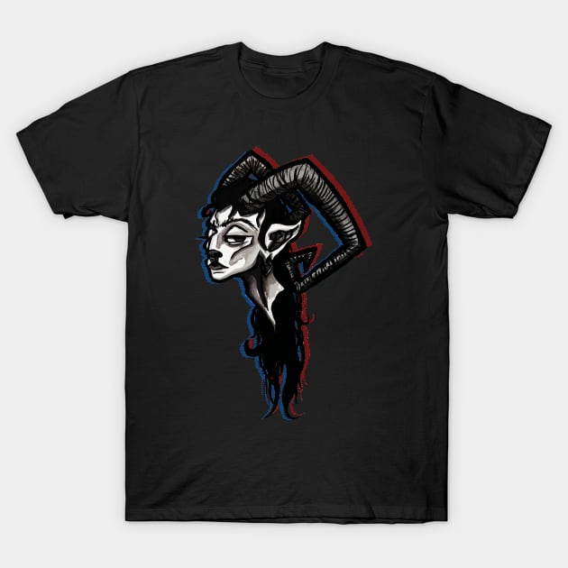 Angular Faun T-Shirt by Jan Grackle